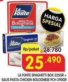 Promo Harga La Fonte Spaghetti/ Saus Pasta Chicken Bolognese  - Superindo
