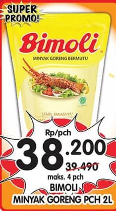 Promo Harga Bimoli Minyak Goreng 2000 ml - Superindo