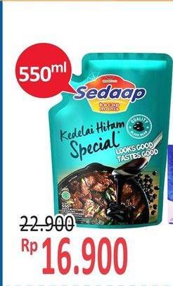 Promo Harga SEDAAP Kecap Manis Kedelai Hitam Special 550 ml - Alfamidi