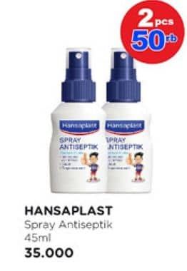 Hansaplast Antiseptic Spray 50 ml Harga Promo Rp50.000, Harga per pcs Rp 35.000