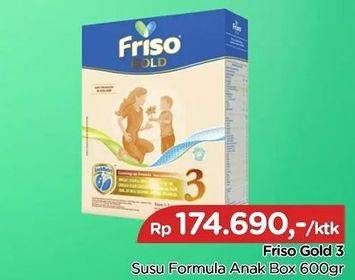 Promo Harga FRISO Gold 3 Susu Pertumbuhan 600 gr - TIP TOP