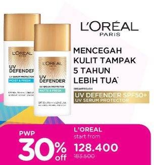 Promo Harga Loreal UV Defender 50 ml - Watsons