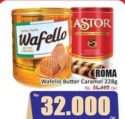 Promo Harga Roma Wafello Butter Caramel 228 gr - Hari Hari