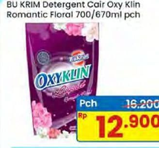 Promo Harga Bukrim Oxy Klin Liquid Romantic Floral 670 ml - Indomaret
