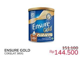 Promo Harga Ensure Gold Wheat Gandum Coklat 380 gr - Indomaret