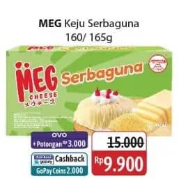 Promo Harga MEG Keju Serbaguna 165 gr - Alfamidi