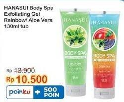 Promo Harga Hanasui Body Spa Gel Rainbow, Aloe Vera 130 ml - Indomaret