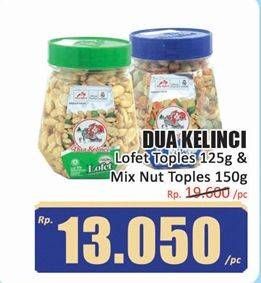 Promo Harga Dua Kelinci Kacang Lofet, Mix Nut 125 gr - Hari Hari