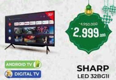Promo Harga SHARP 2T-C32BG1 | LED TV 32 inch  - Yogya
