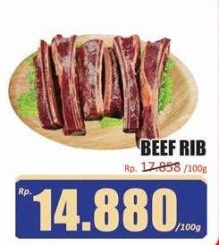 Promo Harga Iga Sapi per 100 gr - Hari Hari