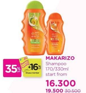 Promo Harga Makarizo Shampoo 170 ml - Watsons