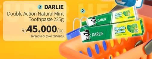 Promo Harga Darlie Toothpaste Double Action Mint 225 gr - Guardian