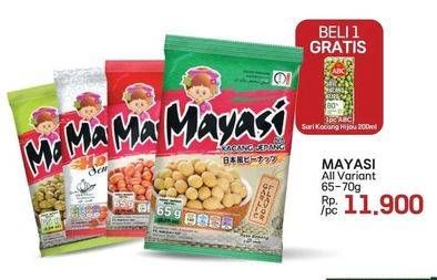 Promo Harga Mayasi Peanut Kacang Jepang All Variants 65 gr - LotteMart