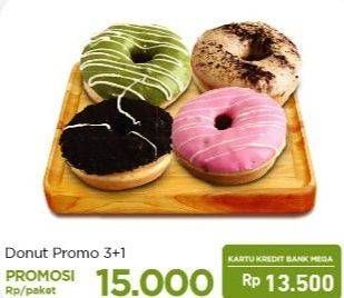 Promo Harga Donut Promo 3 + 1  - Carrefour