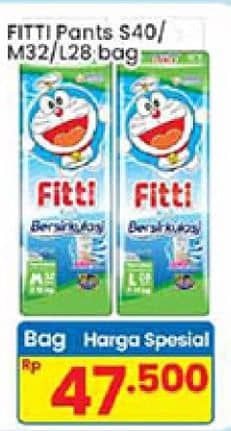 Promo Harga Fitti Pants S40, M32, L28 28 pcs - Indomaret