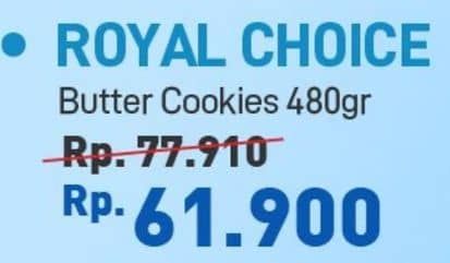 Promo Harga Danish Royal Choice Butter Cookies 480 gr - Hypermart