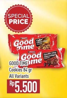 Promo Harga GOOD TIME Cookies Chocochips All Variants 84 gr - Hypermart