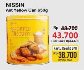 Promo Harga NISSIN Assorted Biscuits 650 gr - Alfamart