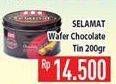 Promo Harga SELAMAT Wafer Chocolate 200 gr - Hypermart