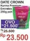 Promo Harga DATE CROWN Kurma Premium 250 gr - Indomaret