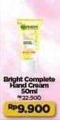 Promo Harga GARNIER Light Complete Nourishing Hand Cream 50 ml - Alfamart