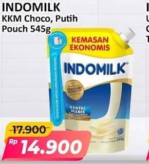 Promo Harga Indomilk Susu Kental Manis Cokelat, Plain 545 gr - Alfamart