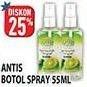 Promo Harga ANTIS Hand Sanitizer 55 ml - Hypermart