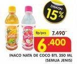 Promo Harga INACO Nata De Coco All Variants 350 ml - Superindo