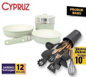 Promo Harga Cypruz Perlengkapan Masak  - COURTS