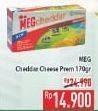 Promo Harga MEG Cheddar Cheese Premium 170 gr - Hypermart