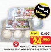 Promo Harga WONG AYU/ CAH BAGUS Telur Ayam Kampung  - Superindo