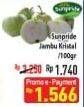 Promo Harga SUNPRIDE Jambu Crystal per 100 gr - Hypermart