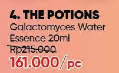 Promo Harga THE POTIONS Galactomyces Water Essence 20 ml - Guardian