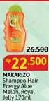 Promo Harga Makarizo Shampoo Aloe Melon, Royal Jelly 170 ml - Alfamidi