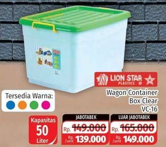 Promo Harga LION STAR Wagon Container VC-16 50000 ml - Lotte Grosir