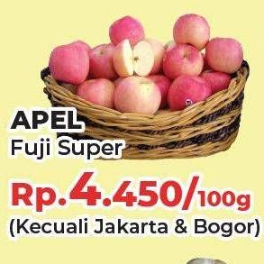 Promo Harga Apel Fuji Super per 100 gr - Yogya