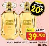 Promo Harga VITALIS Eau De Toilette Royale Couture 50 ml - Superindo