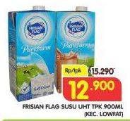 Promo Harga FRISIAN FLAG Susu UHT Purefarm Kecuali Low Fat 900 ml - Superindo