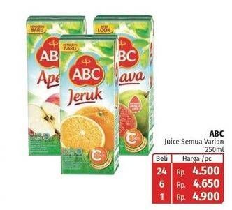Promo Harga ABC Juice All Variants 250 ml - Lotte Grosir