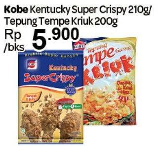 Promo Harga Kobe Kentucky Super Cripsy/Tepung Tempe Kriuk  - Carrefour