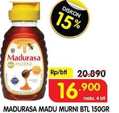 Promo Harga MADURASA Madu Murni 150 gr - Superindo