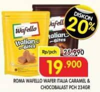 Promo Harga Roma Wafello Bites Choco Blast, Butter Caramel 234 gr - Superindo