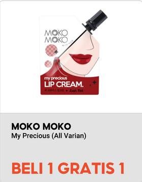 Promo Harga Moko Moko My Precious Lip Cream All Variants 2 ml - Indomaret