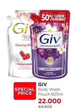 Promo Harga GIV Body Wash 800 ml - Watsons