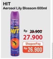 Promo Harga HIT Aerosol Lilly Blossom 600 ml - Alfamart