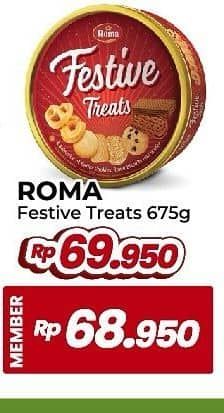 Promo Harga Roma Festive Treats 675 gr - Yogya