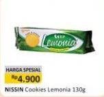 Promo Harga NISSIN Cookies Lemonia 130 gr - Alfamart