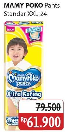 Promo Harga Mamy Poko Pants Xtra Kering XXL24 24 pcs - Alfamidi