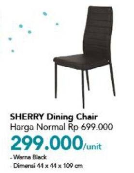 Promo Harga Dining Chair Sherry  - Carrefour
