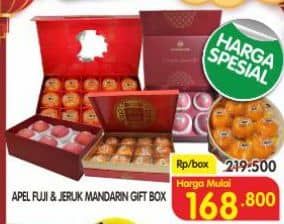 Promo Harga Apel Fuji + Jeruk Mandarin Ponkam   - Superindo